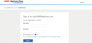 AARP Medicare login