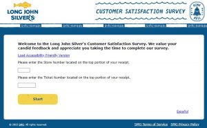 Long John Silver’s Customer Satisfaction Survey