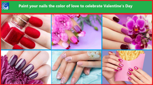 Paint your nails the color of love to celebrate Valentine's Day